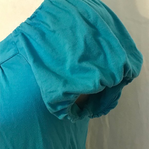 Oh Baby Blue Maternity Top ~ Size Small - Picture 4 of 4